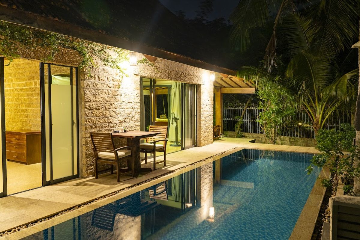 The Trăng Villas room interior in Hoi An Old Town